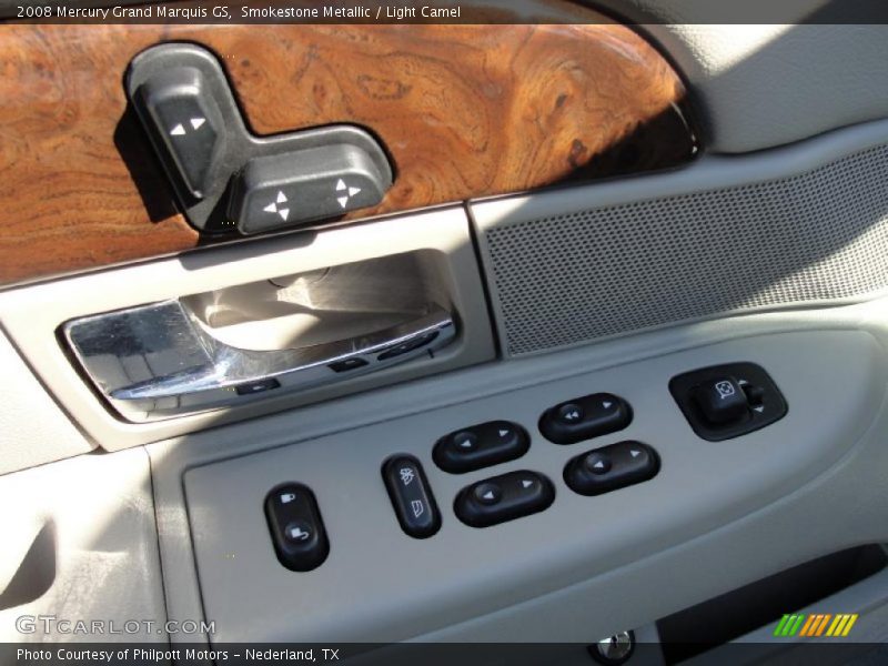 Smokestone Metallic / Light Camel 2008 Mercury Grand Marquis GS