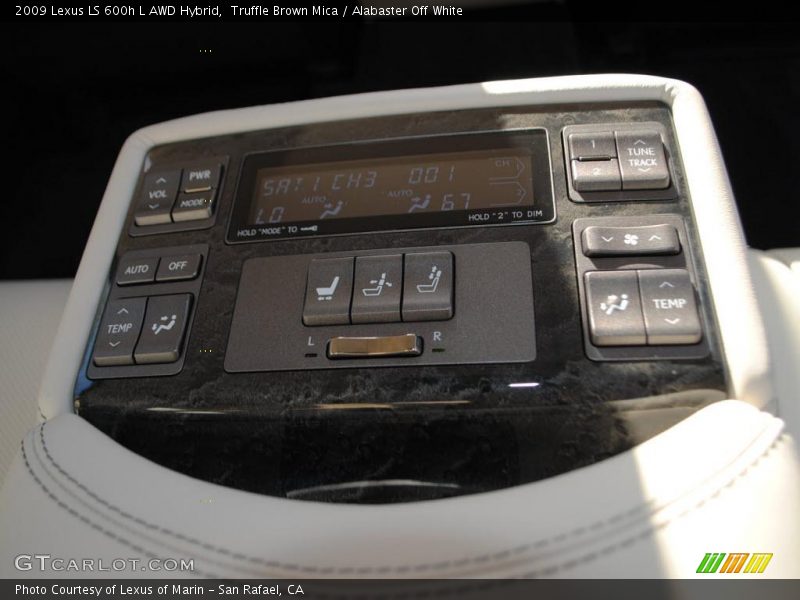 Truffle Brown Mica / Alabaster Off White 2009 Lexus LS 600h L AWD Hybrid