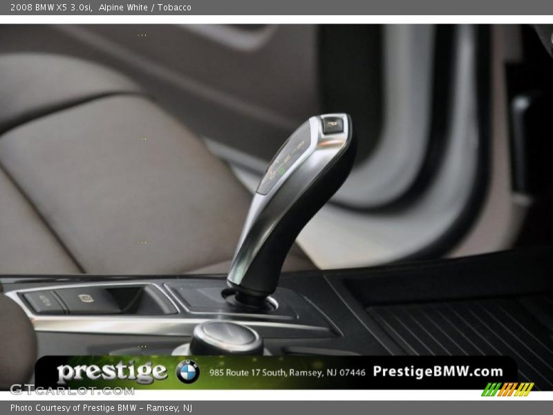Alpine White / Tobacco 2008 BMW X5 3.0si