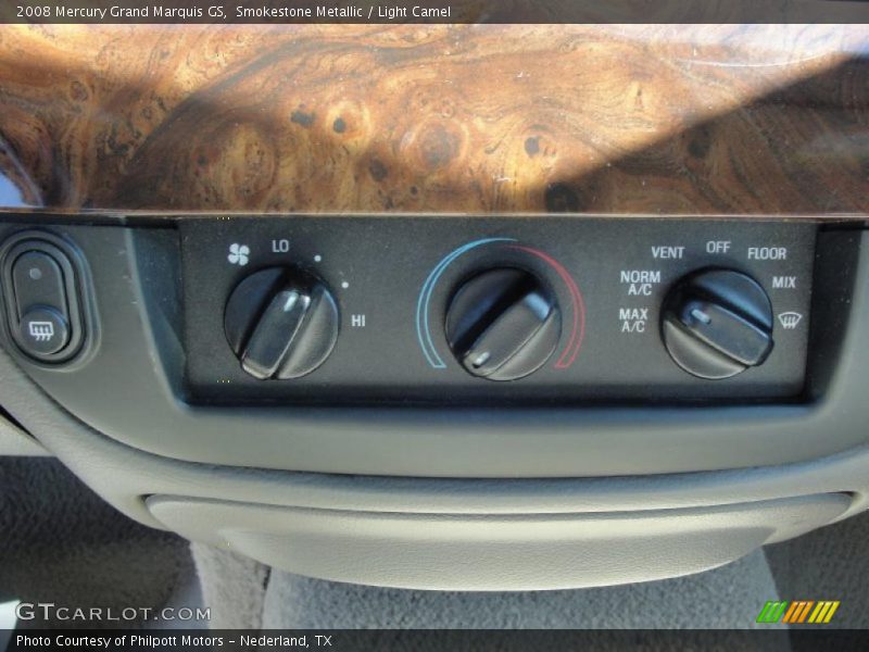 Smokestone Metallic / Light Camel 2008 Mercury Grand Marquis GS
