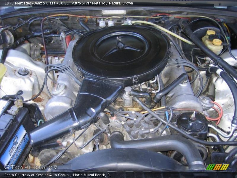  1975 S Class 450 SE Engine - 4.5 Liter SOHC 16-Valve V8 Engine