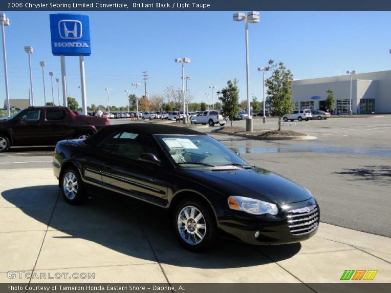 Brilliant Black / Light Taupe 2006 Chrysler Sebring Limited Convertible