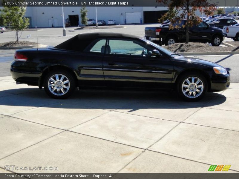 Brilliant Black / Light Taupe 2006 Chrysler Sebring Limited Convertible