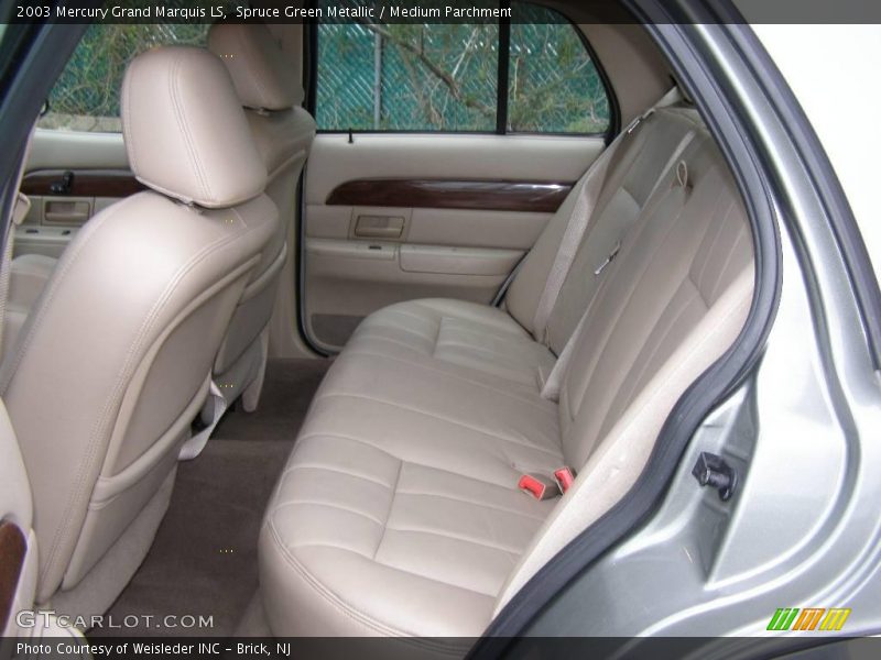 Spruce Green Metallic / Medium Parchment 2003 Mercury Grand Marquis LS