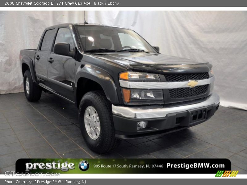 Black / Ebony 2008 Chevrolet Colorado LT Z71 Crew Cab 4x4