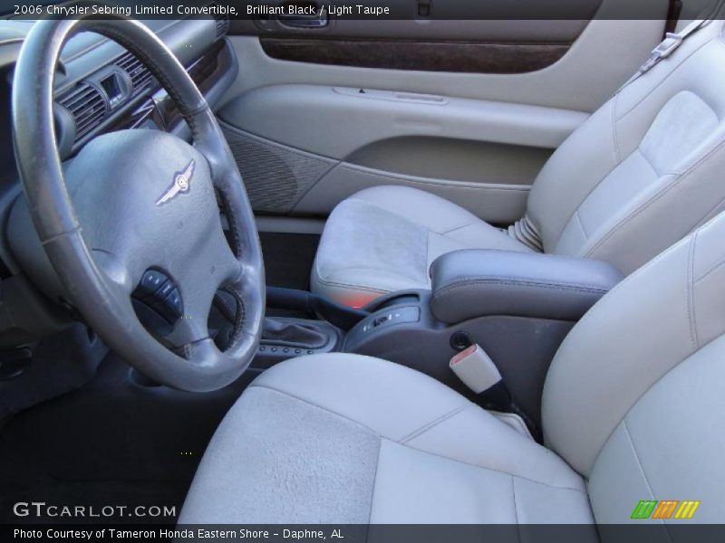  2006 Sebring Limited Convertible Light Taupe Interior