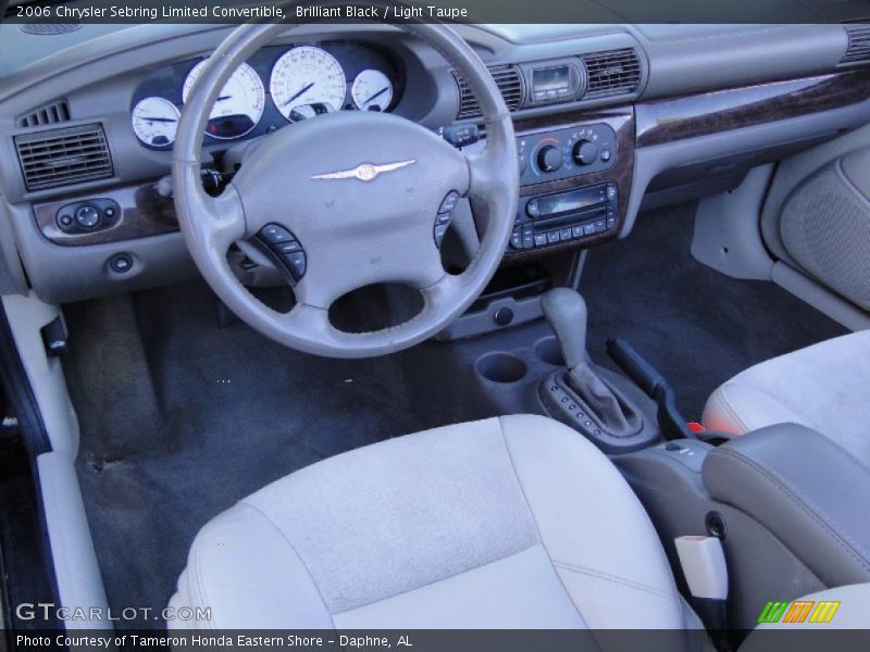 Light Taupe Interior - 2006 Sebring Limited Convertible 