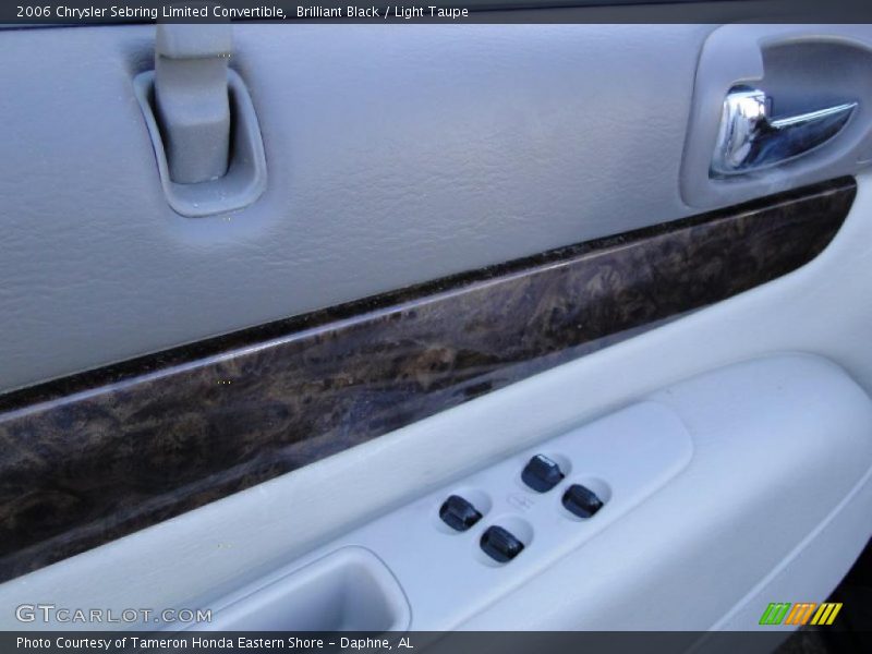 Brilliant Black / Light Taupe 2006 Chrysler Sebring Limited Convertible