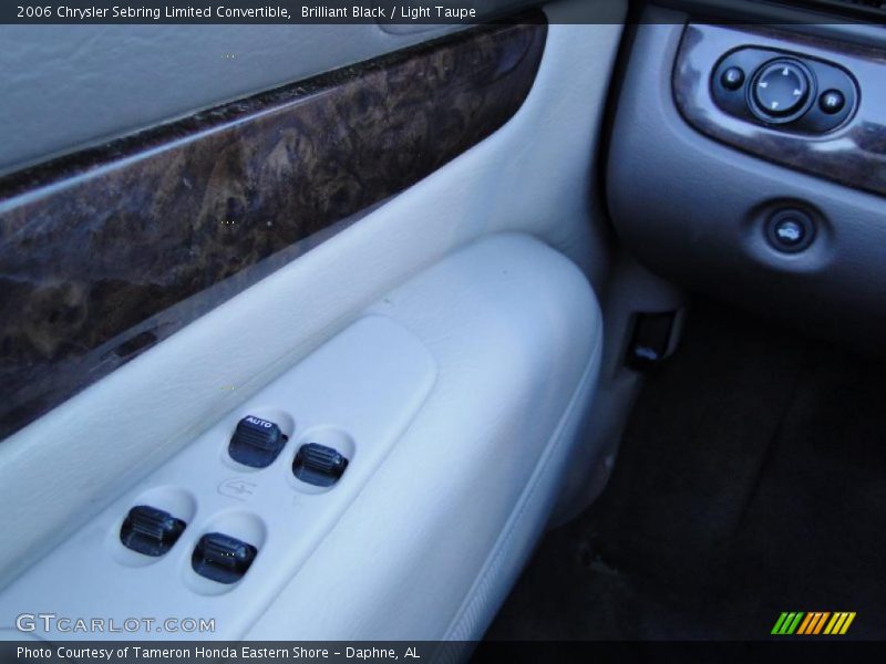 Brilliant Black / Light Taupe 2006 Chrysler Sebring Limited Convertible