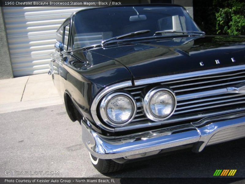 Black / Black 1960 Chevrolet Biscayne Brookwood Station Wagon