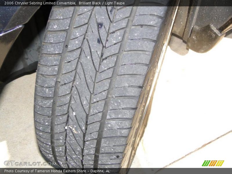 Brilliant Black / Light Taupe 2006 Chrysler Sebring Limited Convertible