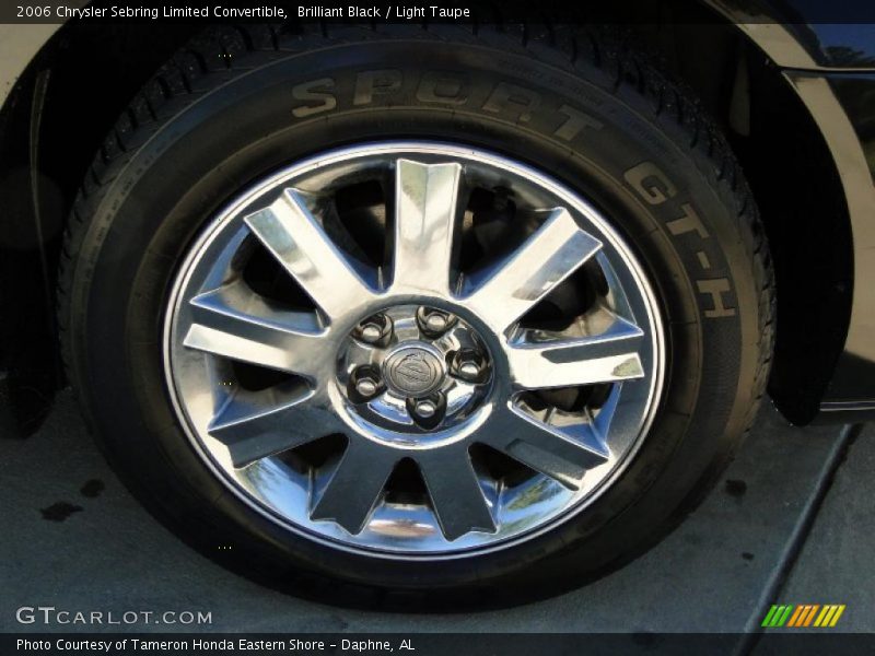 Brilliant Black / Light Taupe 2006 Chrysler Sebring Limited Convertible