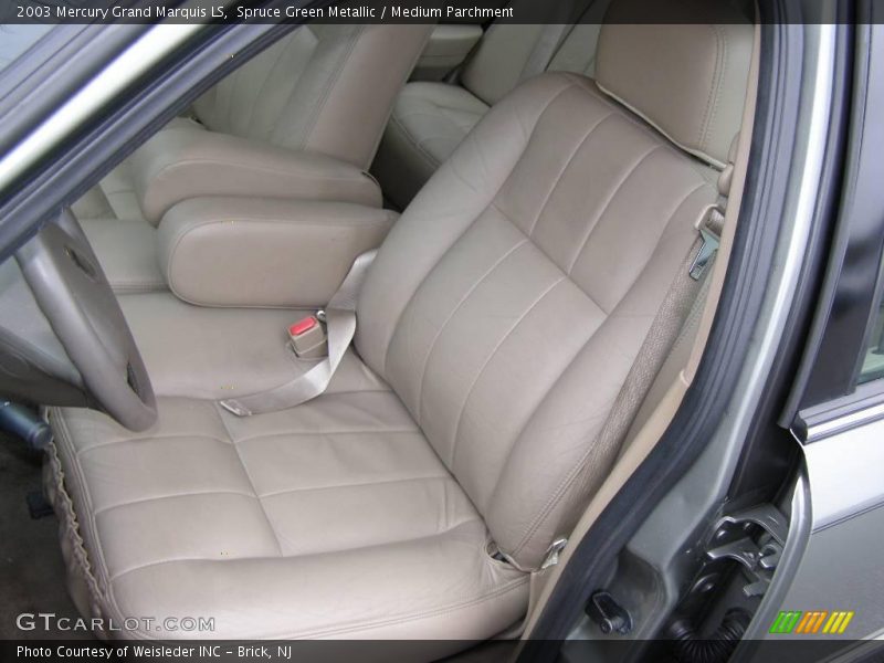 Spruce Green Metallic / Medium Parchment 2003 Mercury Grand Marquis LS