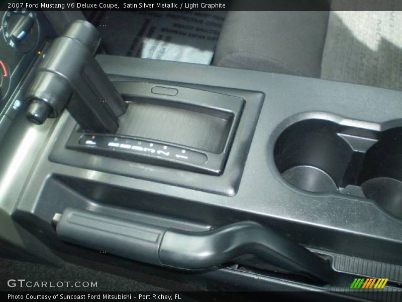 Satin Silver Metallic / Light Graphite 2007 Ford Mustang V6 Deluxe Coupe