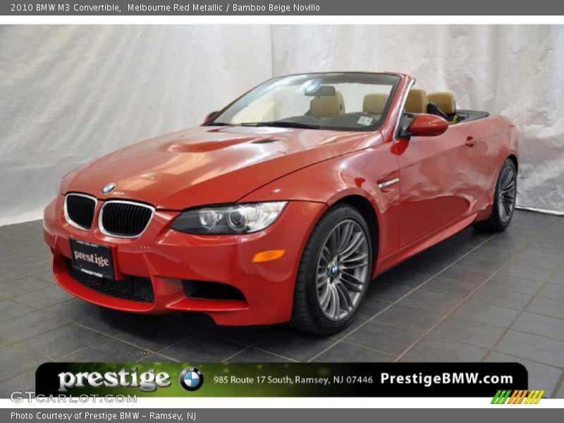 Melbourne Red Metallic / Bamboo Beige Novillo 2010 BMW M3 Convertible