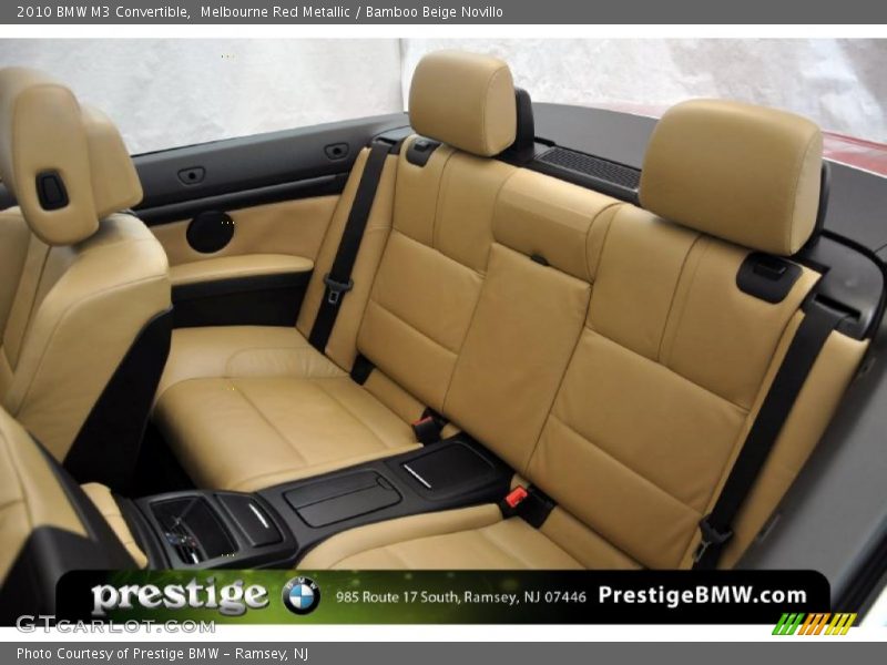 Melbourne Red Metallic / Bamboo Beige Novillo 2010 BMW M3 Convertible
