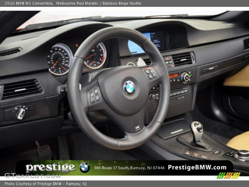 Melbourne Red Metallic / Bamboo Beige Novillo 2010 BMW M3 Convertible