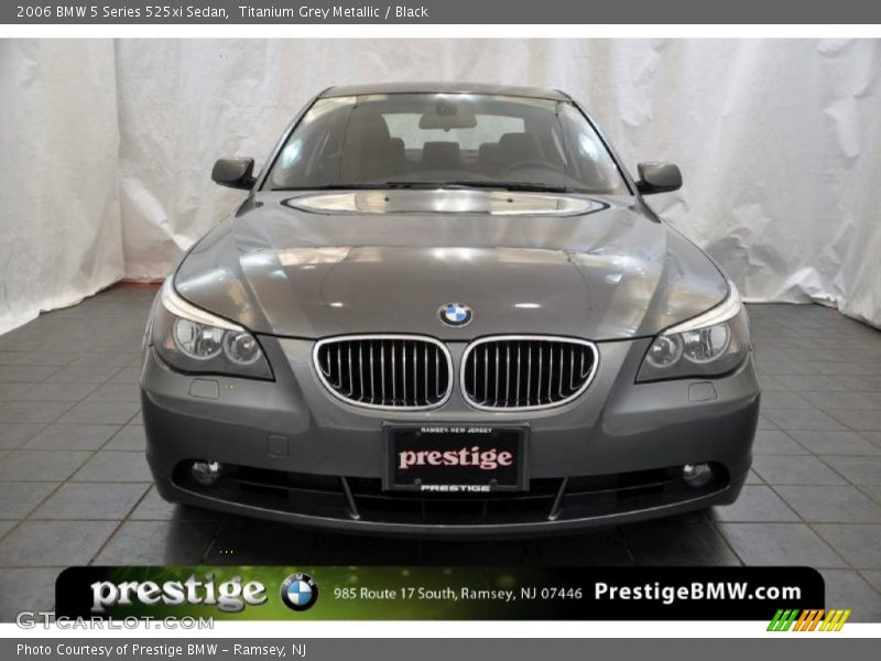 Titanium Grey Metallic / Black 2006 BMW 5 Series 525xi Sedan