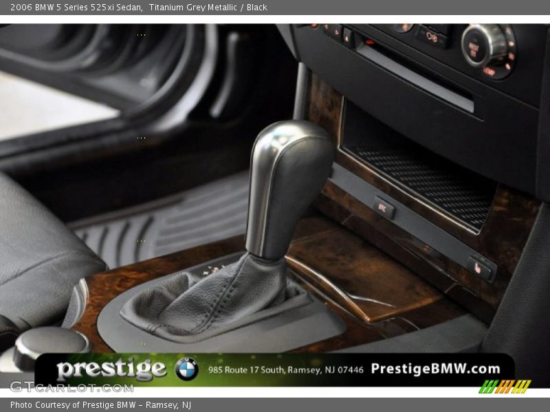 Titanium Grey Metallic / Black 2006 BMW 5 Series 525xi Sedan
