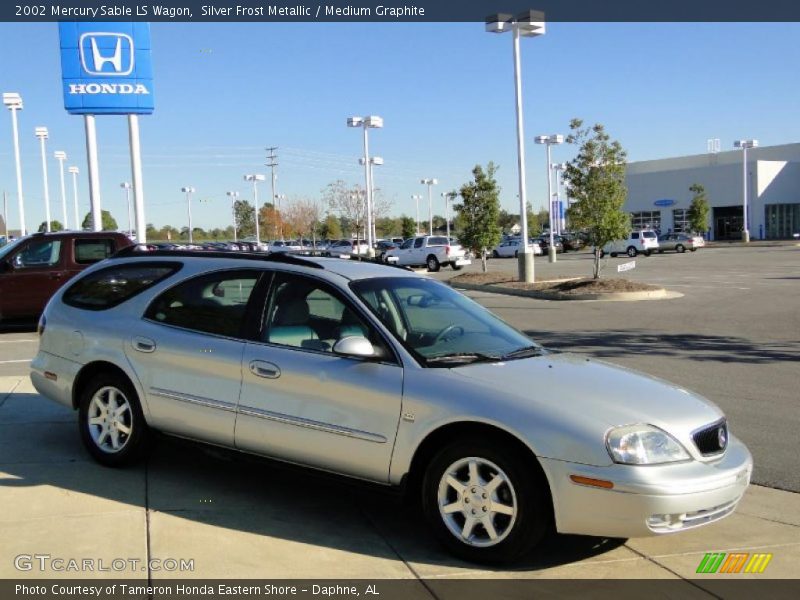 Silver Frost Metallic / Medium Graphite 2002 Mercury Sable LS Wagon