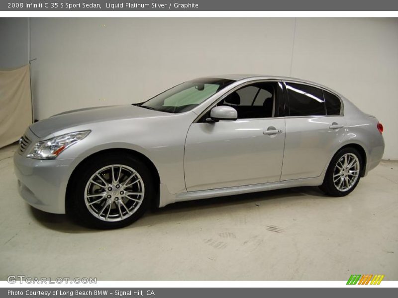 Liquid Platinum Silver / Graphite 2008 Infiniti G 35 S Sport Sedan