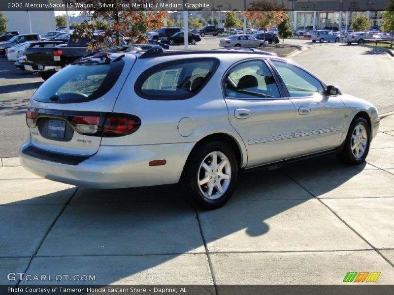 Silver Frost Metallic / Medium Graphite 2002 Mercury Sable LS Wagon