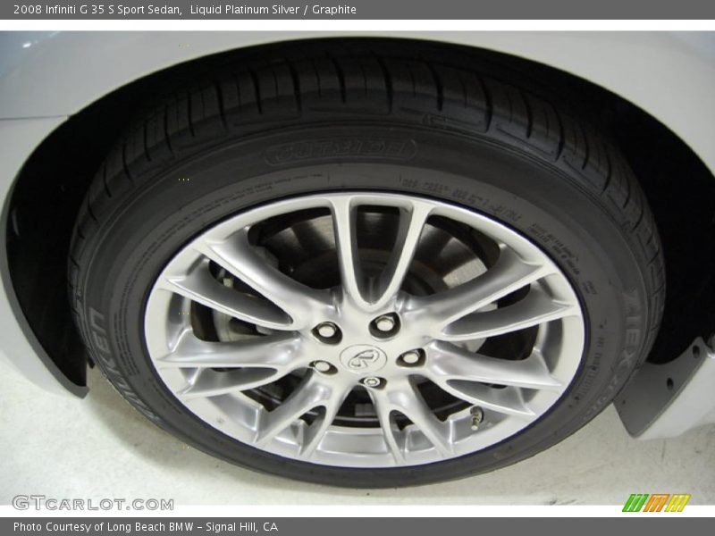 Liquid Platinum Silver / Graphite 2008 Infiniti G 35 S Sport Sedan