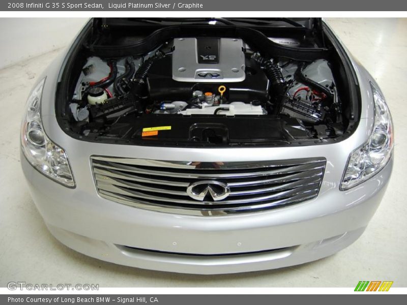 Liquid Platinum Silver / Graphite 2008 Infiniti G 35 S Sport Sedan