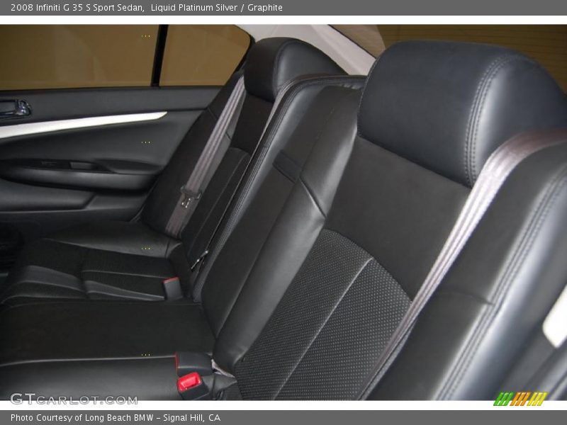 Liquid Platinum Silver / Graphite 2008 Infiniti G 35 S Sport Sedan