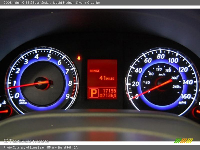  2008 G 35 S Sport Sedan 35 S Sport Sedan Gauges