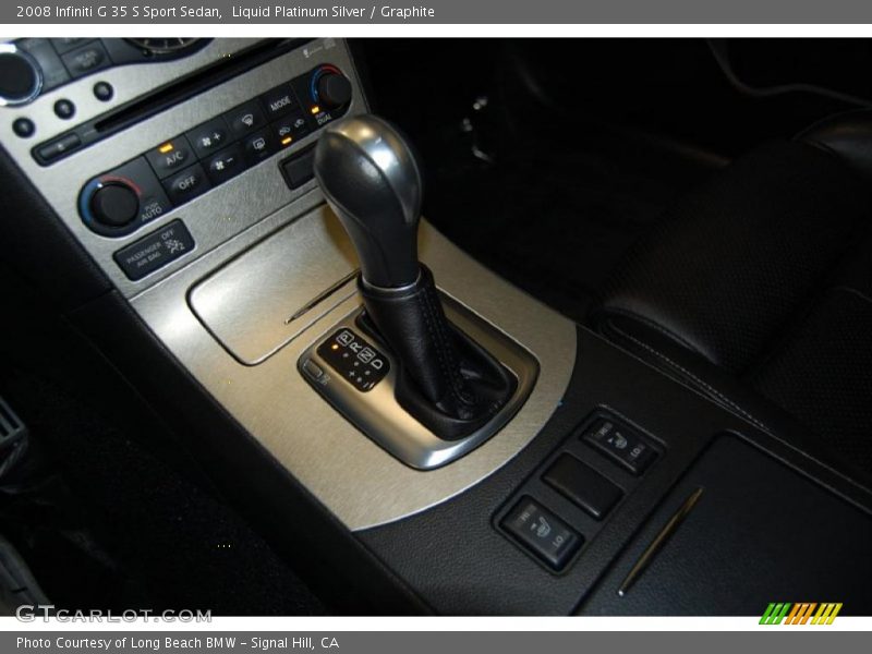 Liquid Platinum Silver / Graphite 2008 Infiniti G 35 S Sport Sedan