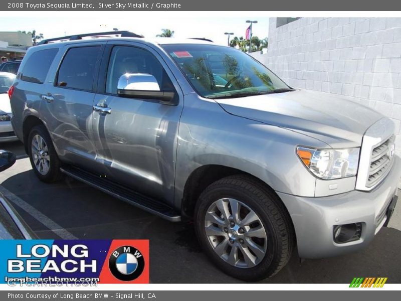 Silver Sky Metallic / Graphite 2008 Toyota Sequoia Limited