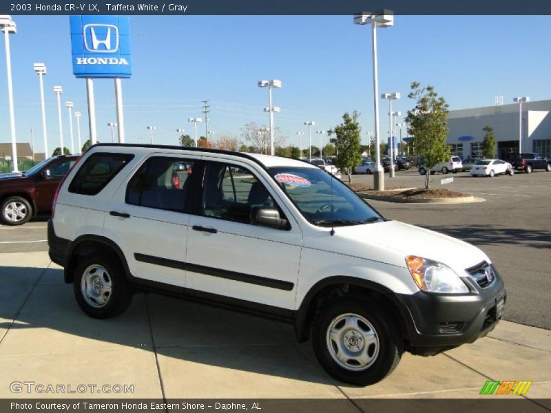 Taffeta White / Gray 2003 Honda CR-V LX