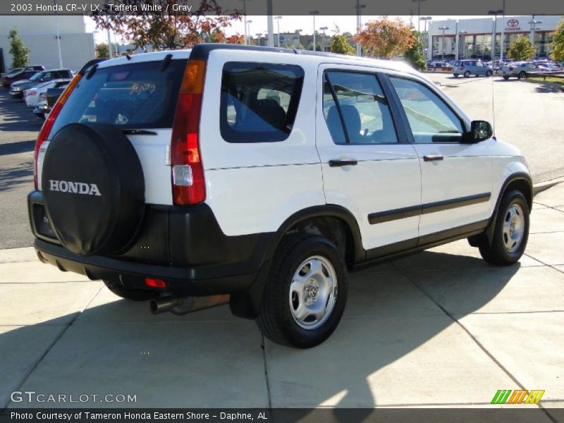 Taffeta White / Gray 2003 Honda CR-V LX