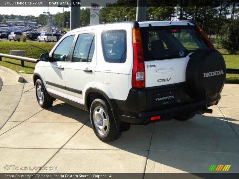 Taffeta White / Gray 2003 Honda CR-V LX