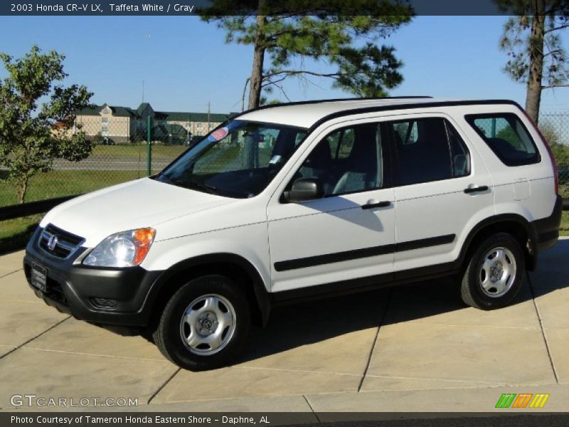 Taffeta White / Gray 2003 Honda CR-V LX