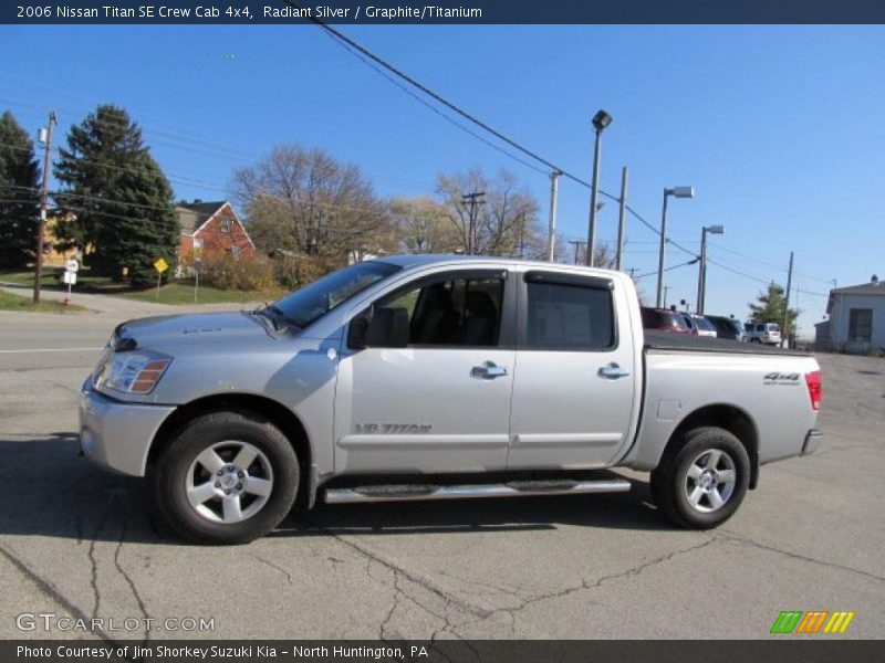 Radiant Silver / Graphite/Titanium 2006 Nissan Titan SE Crew Cab 4x4