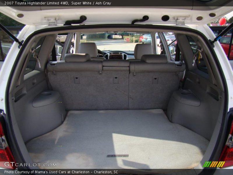 Super White / Ash Gray 2007 Toyota Highlander Limited 4WD