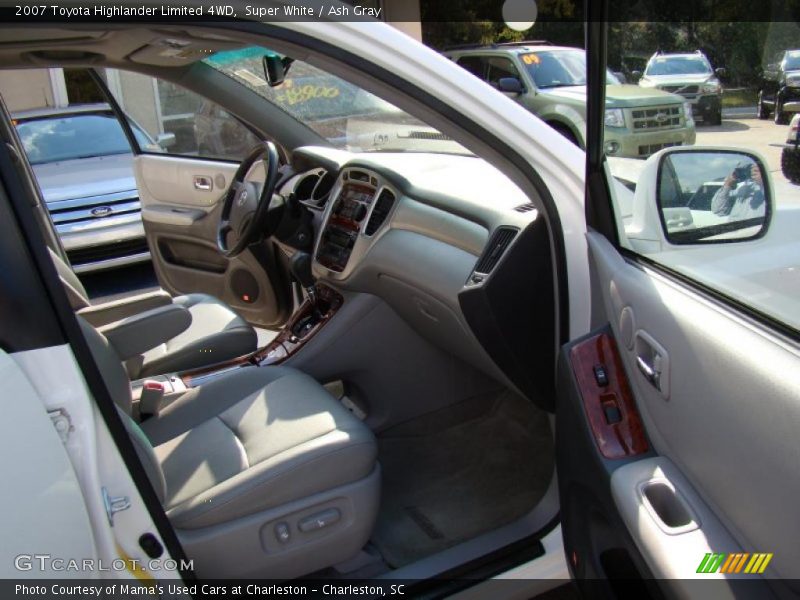 Super White / Ash Gray 2007 Toyota Highlander Limited 4WD