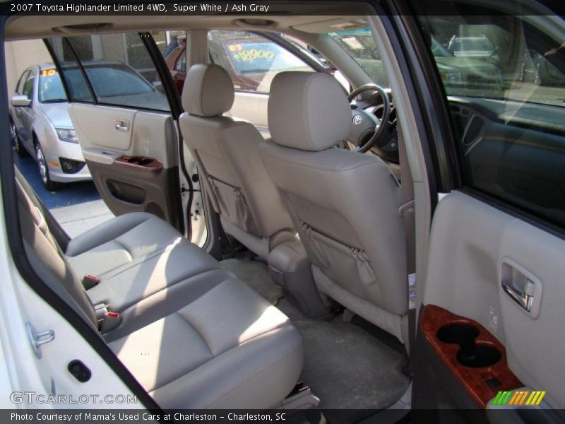 Super White / Ash Gray 2007 Toyota Highlander Limited 4WD