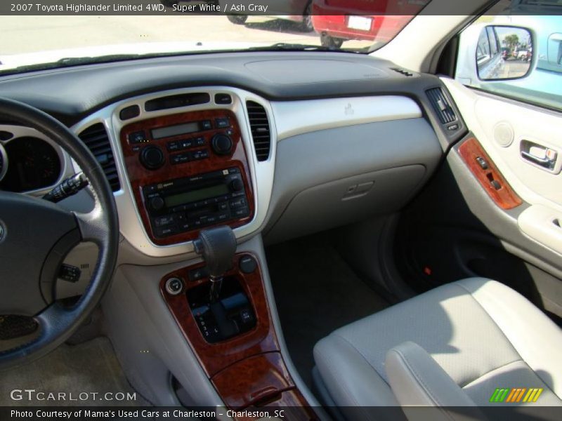 Super White / Ash Gray 2007 Toyota Highlander Limited 4WD