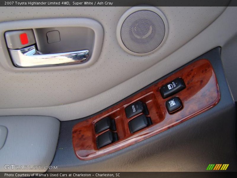 Super White / Ash Gray 2007 Toyota Highlander Limited 4WD
