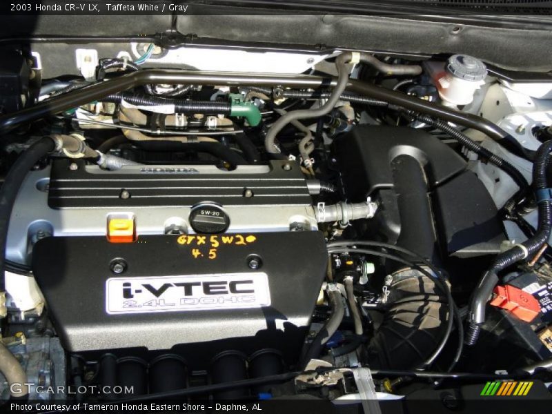  2003 CR-V LX Engine - 2.4 Liter DOHC 16-Valve i-VTEC 4 Cylinder