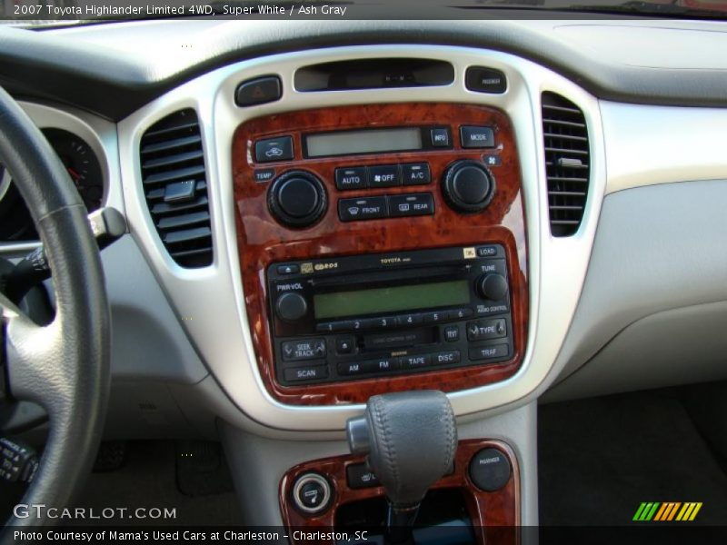 Super White / Ash Gray 2007 Toyota Highlander Limited 4WD