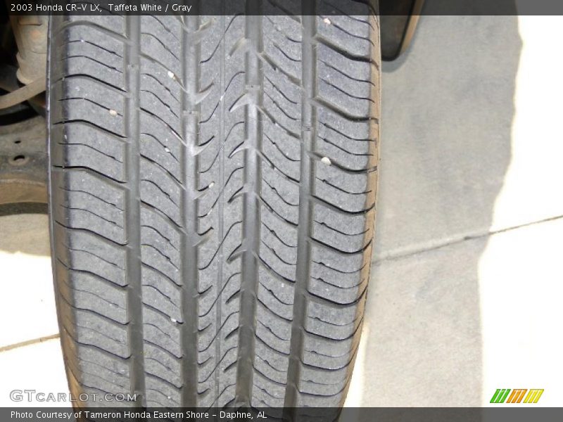 Taffeta White / Gray 2003 Honda CR-V LX