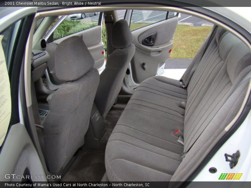 Bright White / Neutral 2001 Chevrolet Malibu Sedan