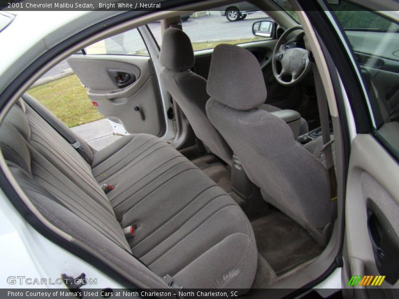 Bright White / Neutral 2001 Chevrolet Malibu Sedan