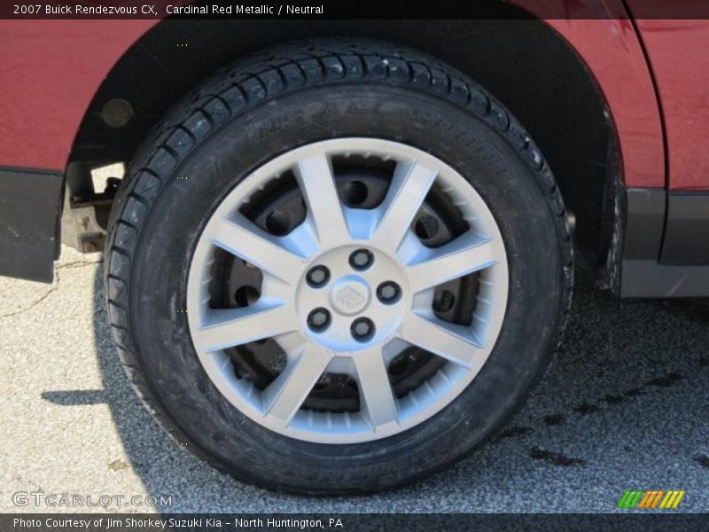 Cardinal Red Metallic / Neutral 2007 Buick Rendezvous CX
