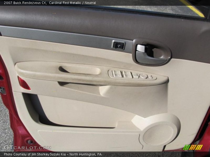 Cardinal Red Metallic / Neutral 2007 Buick Rendezvous CX