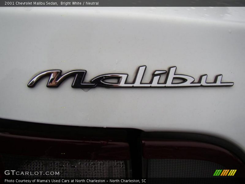 Bright White / Neutral 2001 Chevrolet Malibu Sedan